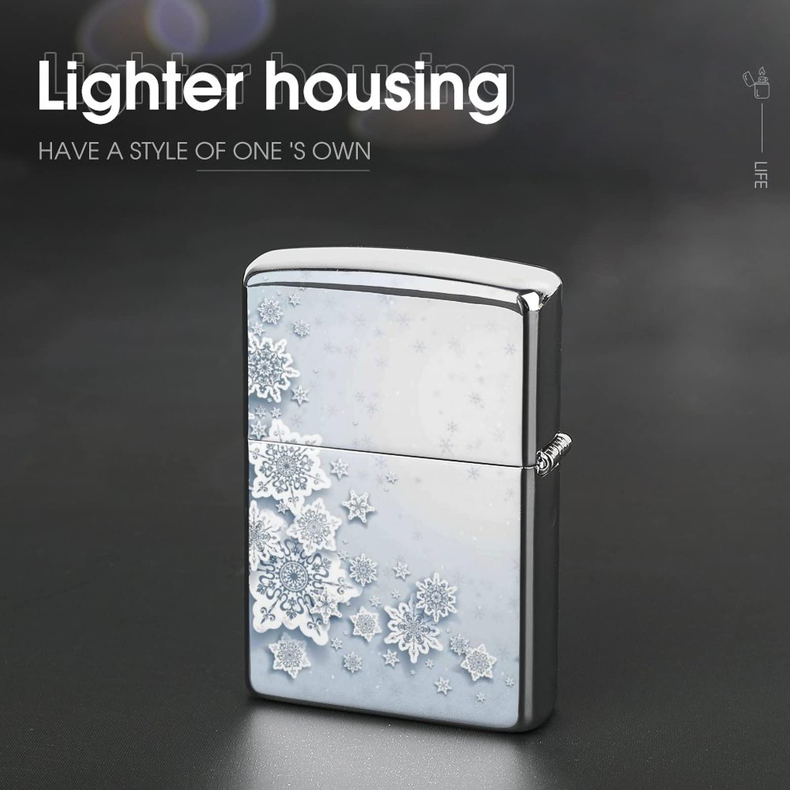 ジッポー用純銀ケース Amazon.co.jp: ジッポライターケース 雪の結晶 銀色 ZIPPO ジッポー